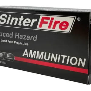 SinterFire Reduced Hazard Ammunition 9mm Luger 100 Grain Frangible Flat Nose Lead Free