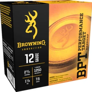 Browning BPT Handicap Target Ammunition 12 Gauge 2-3/4" 1-1/8 oz #7-1/2 Shot