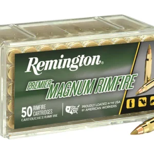 Remington Premier Ammunition 17 Hornady Magnum Rimfire (HMR) 17 Grain Jacketed Hollow Point