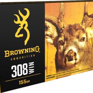 Browning BXR Rapid Expansion Ammunition 308 Winchester 155 Grain Matrix Tip Box of 20