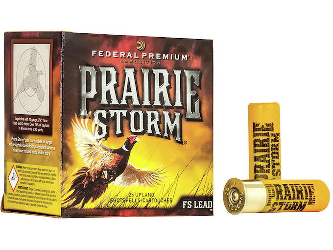Federal Premium Prairie Storm Ammunition 20 Gauge Copper Plated Shot