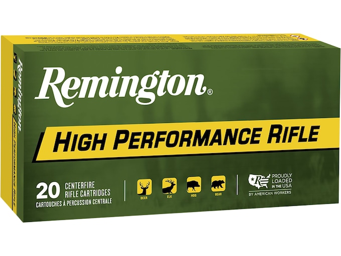 Remington High Performance Rifle Ammunition 45-70 Government 300 Grain Semi Jacketed Hollow Point Box of 20