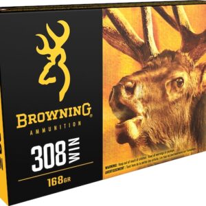 Browning BXC Controlled Expansion Ammunition 308 Winchester 168 Grain Terminal Tip Box of 20