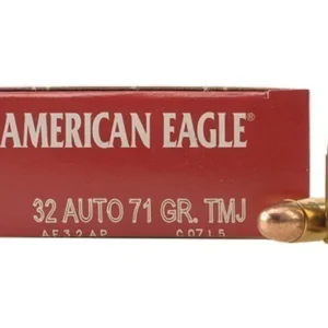 Federal American Eagle Ammunition 32 ACP 71 Grain Total Metal Jacket