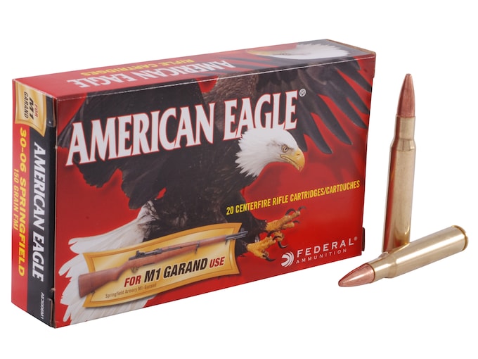 Federal American Eagle Ammunition 30-06 Springfield (M1 Garand) 150 Grain Full Metal Jacket