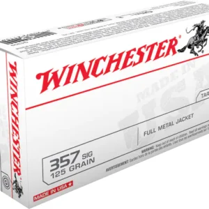 Winchester USA Ammunition 357 Sig 125 Grain Full Metal Jacket