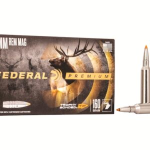 Federal Premium Ammunition 7mm Remington Magnum 160 Grain Trophy Bonded Tip Box of 20