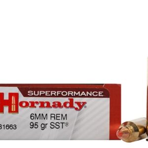 Hornady Superformance SST Ammunition 6mm Remington 95 Grain SST Box of 20