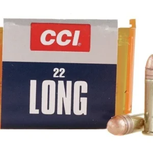CCI Ammunition 22 Long 29 Grain Copper Plated Lead Round Nose Box of 100