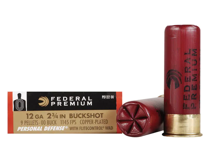 Federal Premium Personal Defense Ammunition 12 Gauge 2-3/4" Reduced Recoil