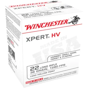 Winchester Xpert Ammunition 22 Long Rifle 36 Grain Lead Hollow Point Box of 500 Bulk