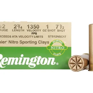 Remington Premier Nitro Gold Sporting Clays Ammunition 12 Gauge 2-3/4" 1 oz #7-1/2 Shot High Velocity