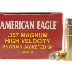 Federal American Eagle Ammunition 357 Magnum 158 Grain Jacketed Soft Point Box of 50