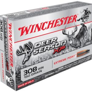 Winchester Deer Season XP Ammunition 308 Winchester 150 Grain Extreme Point Polymer Tip Box of 20