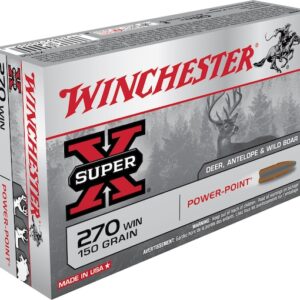Winchester Super-X Ammunition 270 Winchester 150 Grain Power-Point Box of 20