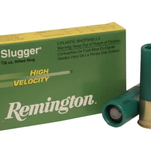 Remington Slugger Ammunition 12 Gauge 2-3/4" 7/8 oz High Velocity Rifled Slug Box of 5