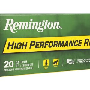 Remington High Performance Rifle Ammunition 223 Remington 55 Grain Pointed Soft Point Box of 20