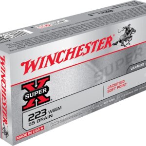 Winchester Super-X Ammunition 223 Winchester Super Short Magnum (WSSM) 55 Grain Pointed Soft Point Box of 20
