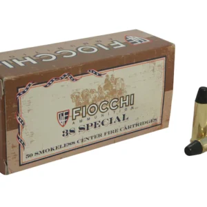 Fiocchi Cowboy Action Ammunition 38 Special 158 Grain Lead Round Nose Flat Point