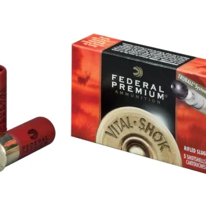 Federal Premium Vital-Shok Ammunition 12 Gauge 2-3/4" 1 oz TruBall Hollow Point Rifled Slug Box of 5
