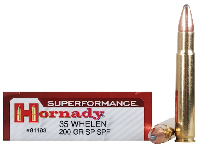 Hornady Superformance Ammunition 35 Whelen 200 Grain Soft Point Box of 20