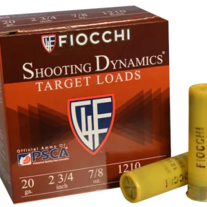 Fiocchi Shooting Dynamics Ammunition 20 Gauge 2 3/4" 7/8 oz #7-1/2 Shot