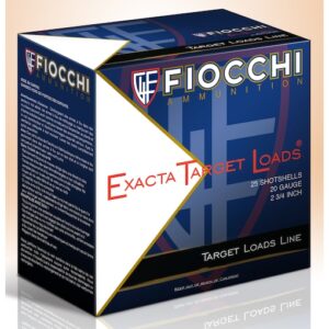 Fiocchi Low Recoil Ammunition 20 Gauge 2-3/4" 7/8 oz #7 Non-Toxic Steel Shot Box 25