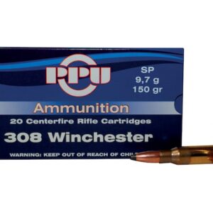 Prvi Partizan Ammunition 308 Winchester 150 Grain Soft Point Box of 20