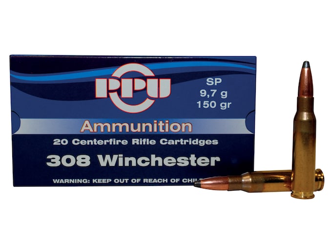 Prvi Partizan Ammunition 308 Winchester 150 Grain Soft Point Box of 20