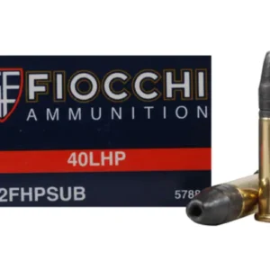 Fiocchi Shooting Dynamics Ammunition 22 Long Rifle Subsonic 40 Grain Hollow Point