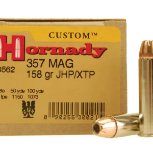 Hornady Custom Ammunition 357 Magnum 158 Grain XTP Jacketed Hollow Point Box of 25