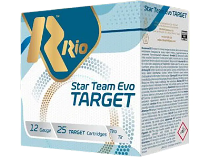 Rio Star Team Target Ammunition 12 Gauge 2-3/4" 1-1/8 oz #7-1/2 Shot