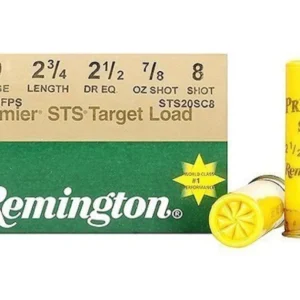 Remington Premier STS Target Ammunition 20 Gauge 2-3/4" 7/8 oz #8 Shot