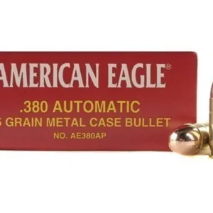 Federal American Eagle Ammunition 380 ACP 95 Grain Full Metal Jacket
