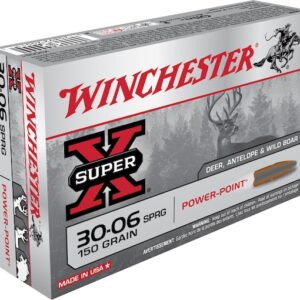 Winchester Super-X Ammunition 30-06 Springfield 150 Grain Power-Point Box of 20