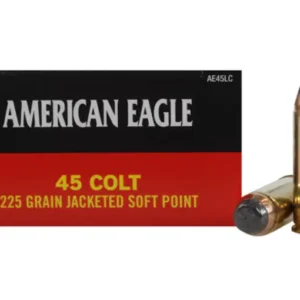Federal American Eagle Ammunition 45 Colt (Long Colt) 225 Grain Jacketed Soft Point