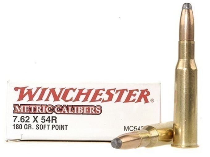 Winchester USA Ammunition 7.62x54mm Rimmed Russian 180 Grain Soft Point