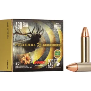 Federal Premium Vital-Shok Ammunition 460 S&W Magnum 275 Grain Barnes XPB Hollow Point Lead-Free Box of 20