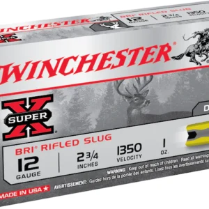 Winchester Super-X Ammunition 12 Gauge 2-3/4" 1 oz BRI Sabot Slug Box of 5