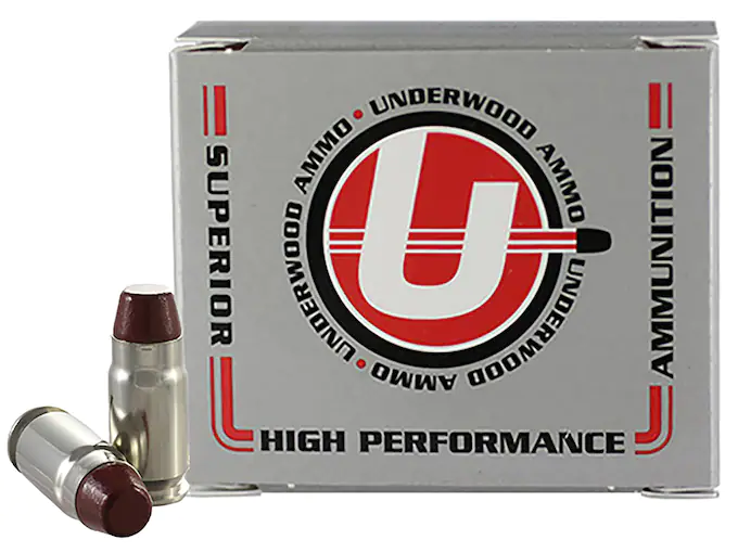 Underwood Ammunition 40 Super 220 Grain Hard Cast Flat Nose Box of 20