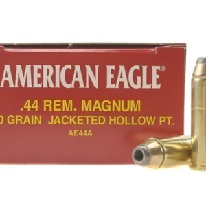 Federal American Eagle Ammunition 44 Remington Magnum 240 Grain Jacketed Hollow Point Box of 50