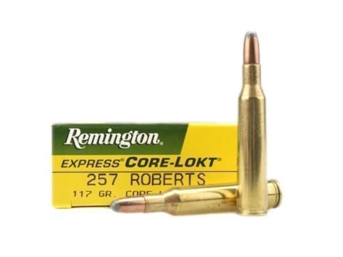 Remington Core-Lokt Ammunition 257 Roberts 117 Grain Soft Point Core-Lokt Box of 20