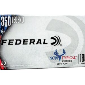 Federal Non-Typical Ammunition 350 Legend 180 Grain Soft Point Box of 20