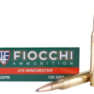 Fiocchi Shooting Dynamics Ammunition 270 Winchester 130 Grain Pointed Soft Point Box of 20