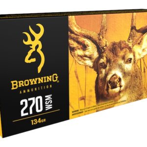 Browning BXR Rapid Expansion Ammunition 270 Winchester Short Magnum (WSM) 134 Grain Matrix Tip Box of 20