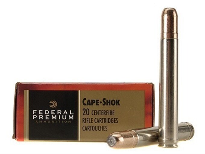 Federal Premium Safari Ammunition 458 Lott 500 Grain Trophy Bonded Bear Claw