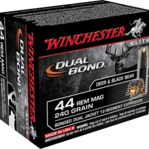 Winchester Dual Bond Ammunition 44 Remington Magnum 240 Grain Jacketed Hollow Point Box of 20