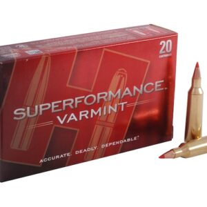 Hornady Superformance Varmint Ammunition 22-250 Remington 50 Grain V-MAX Polymer Tip Box of 20