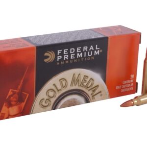 Federal Premium Gold Medal Ammunition 223 Remington 69 Grain Sierra MatchKing Hollow Point Boat Tail