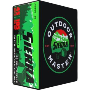 Sierra Outdoor Master Ammunition 45 ACP 185 Grain Jacketed Hollow Point Box of 20